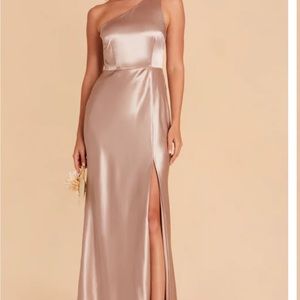 kira satin dress birdy grey